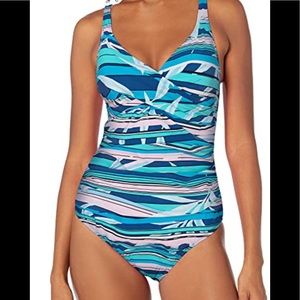Profile By Gottex Palm Beach One Piece Swimsuit NWT
